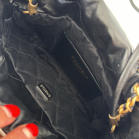 Chanel Mini Hobo 22 Black w Gold Hardware - Picture 10 of 15